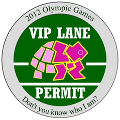 Olympics VIP Lane Permit