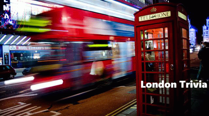 London Trivia: Death by visitation